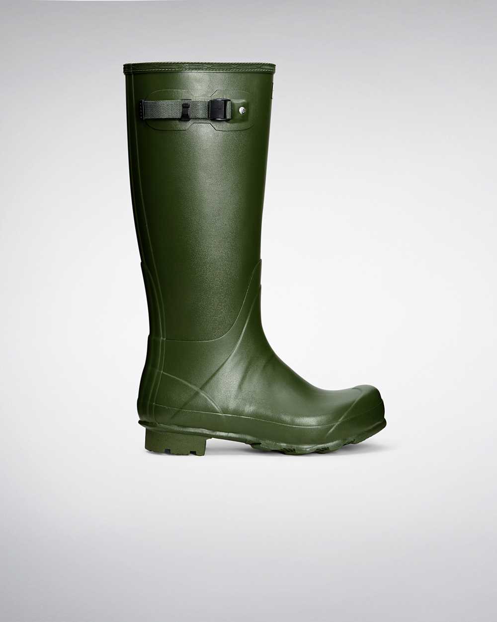 Mens Hunter Norris Field Wellies Green | GAZDUJ-257